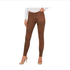 Only Vegan Leather Leggings Distressed Zip Ankle M